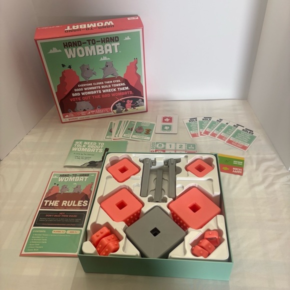 Other - Hand-to-Hand Wombat Game - Red and Gray